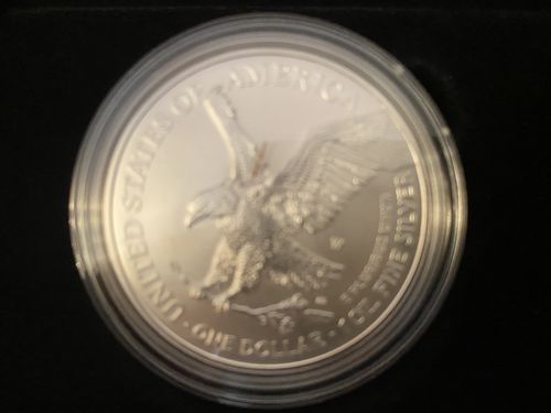 USA: American Eagle One Ounce Uncirculated Coin 2021, NEU, Mint W