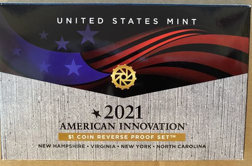 USA: American Innnovation 1 Dollar Coin Reverse Proof Set 2021