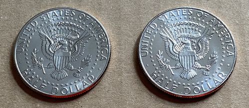 USA: Kennedy Half Dollar Coins 2022, Mint D + P