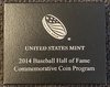 USA: Half Dollar 2014, National Baseball Hall of Fame, Proof (PP)