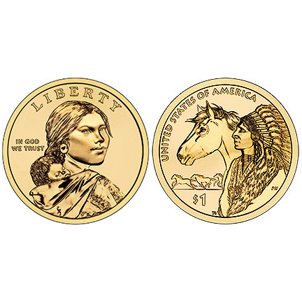 USA: American Native Sacagawea Dollar 2012, Set aus Mint D+P