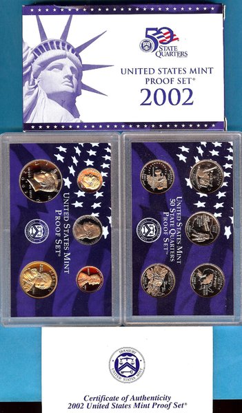 USA: United States Mint Proof Set 2002