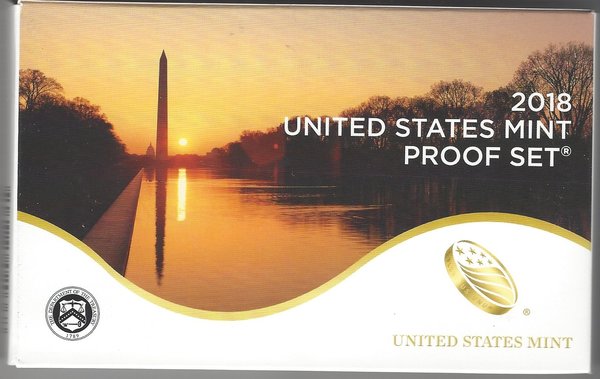 USA: United States Mint Proof Set 2018, 2,91 Dollar
