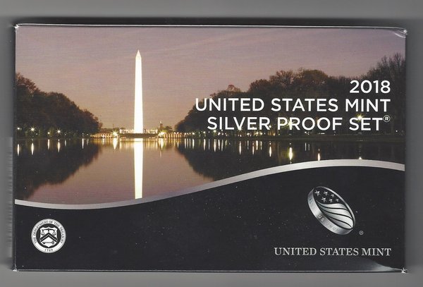 USA: United States Mint Silver Proof Set 2018