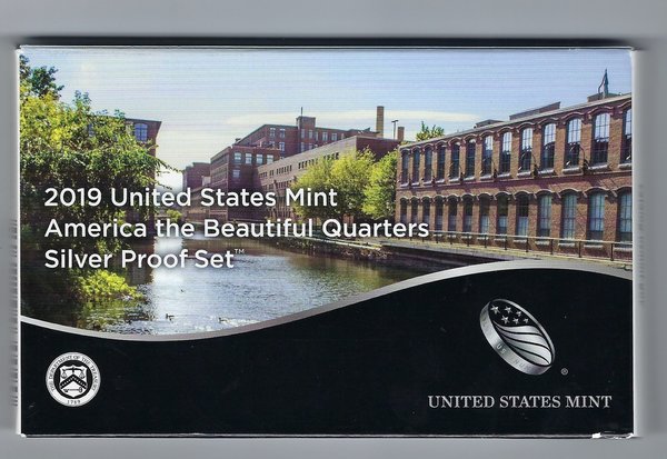USA: America the Beautiful Quarters Silver Proof Set 2019
