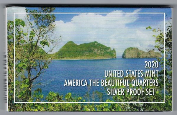 USA: America the Beautiful Quarters Silver Proof Set 2020