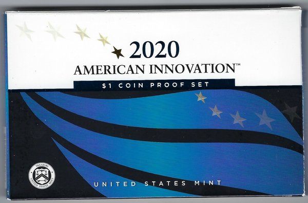 USA: American Innovation 1 Dollar Coin Proof Set 2020