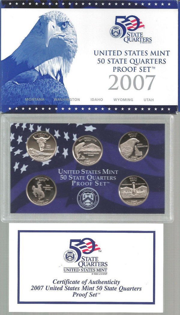 USA: 50 State Quarters Proof Set 2007