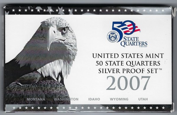 USA: 50 State Quarters Silver Proof Set 2007