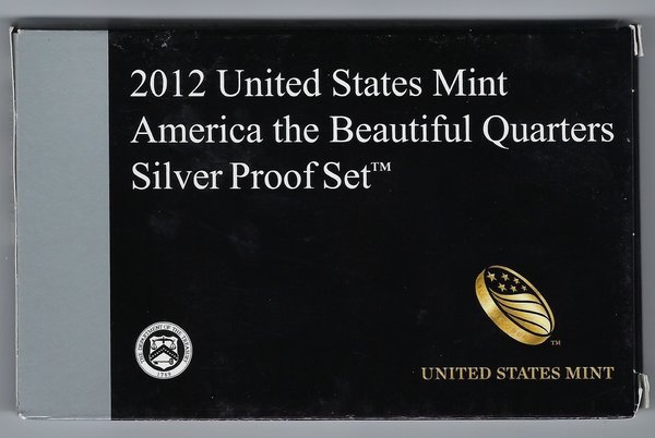 USA: America the Beautiful Quarters Silver Proof Set 2012