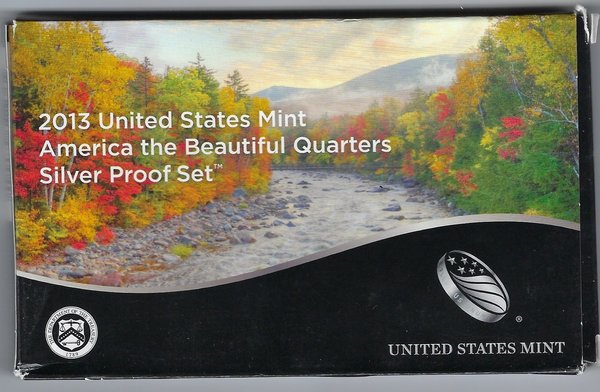 USA: America the Beautiful Quarters Silver Proof Set 2013