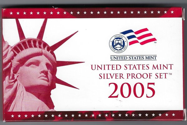 USA: United States Mint Silver Proof Set 2005