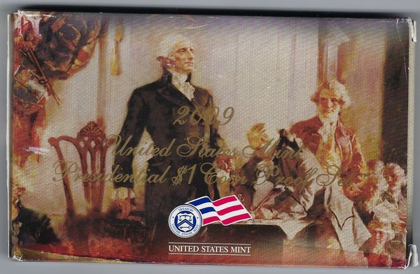 USA: Presidential 1 Dollar Coin Proof Set 2009