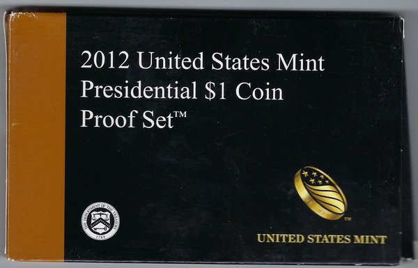 USA: Presidential 1 Dollar Coin Proof Set 2012