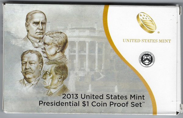 USA: Presidential 1 Dollar Coin Proof Set 2013