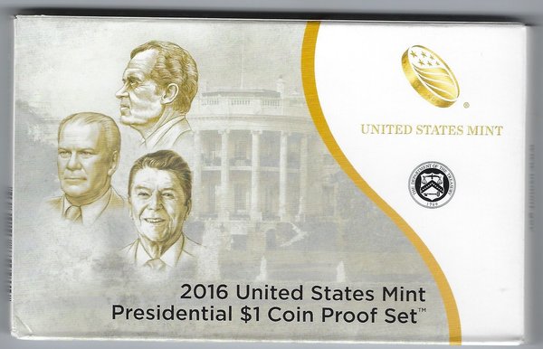 USA: Presidential 1 Dollar Coin Proof Set 2016
