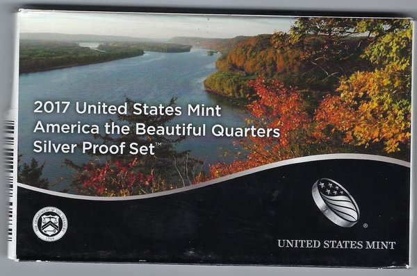USA: America the Beautiful Quarters Silver Proof Set 2017