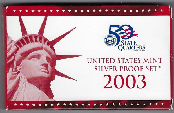 USA: United States Mint Silver Proof Set 2003