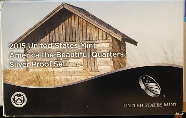 USA: America the Beautiful Quarters Silver Proof Set 2015