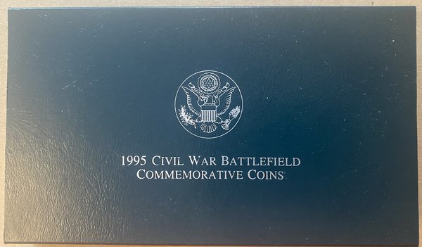 USA: Half Dollar 1995, Civil War Battlefield, Proof (PP)