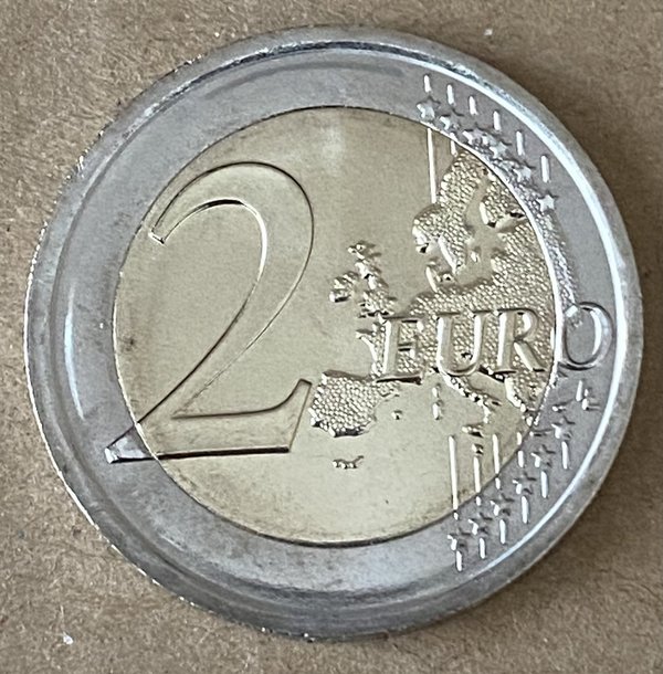 2 Euro Gedenkmünze 2022 aus Italien, Falcone u. Borsellino, bfr