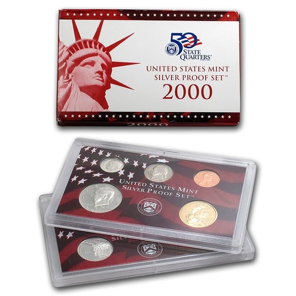USA: United States Mint Silver Proof Set 2000