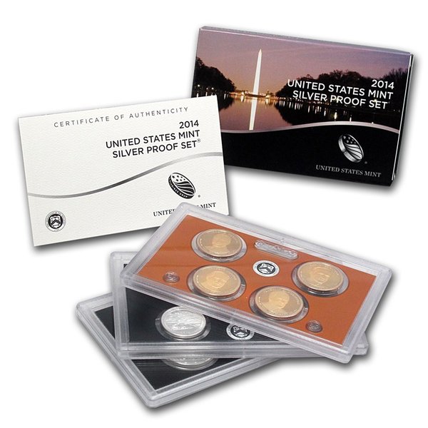 USA: United States Mint Silver Proof Set 2014