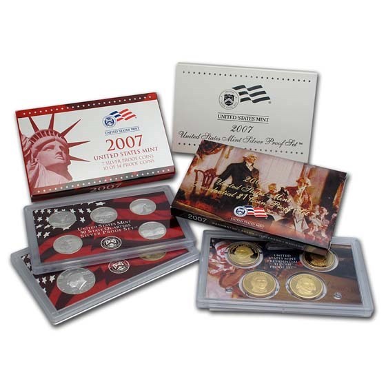 USA: United States Mint Silver Proof Set 2007
