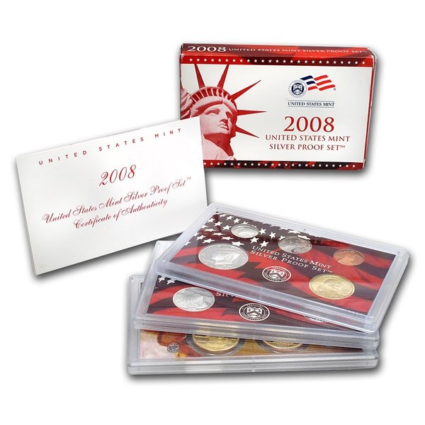 USA: United States Mint Silver Proof Set 2008