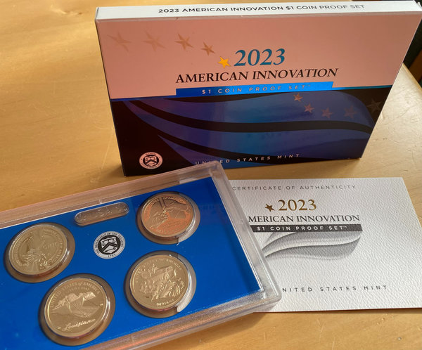 USA: American Innovation 1 Dollar Coin Proof Set 2023