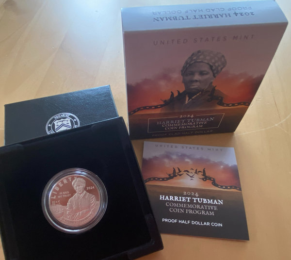 USA: Half Dollar 2024, Harriet Tubman, Proof