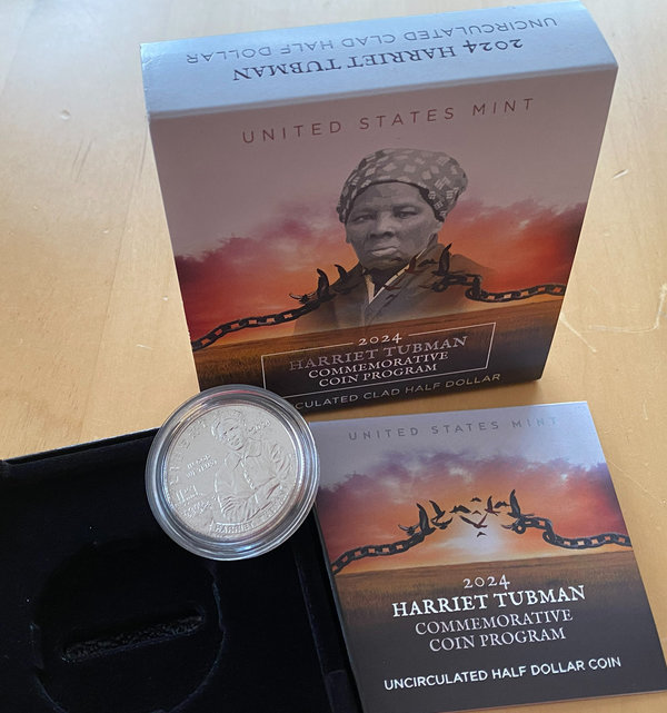 USA: Half Dollar 2024, Harriet Tubman, uncirculated